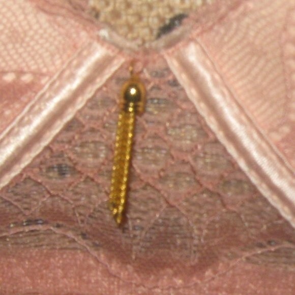 Youmita 34B Muted Clay 2tone geo lace bra w/underwire NWT - Picture 6 of 8